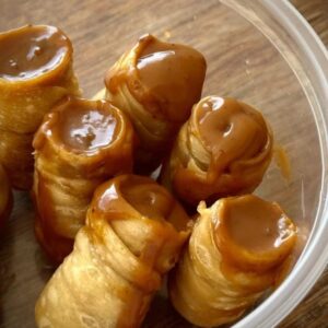 Kit Canudinhos Mini (20unid) com Doce de Leite (250g)