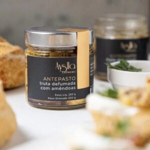 Antepasto de Truta Defumada com Amêndoas - 250g