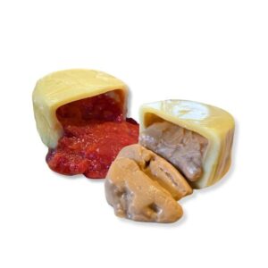 Queijo Minas Trufado Com Goiabada Ou Doce De Leite 550g