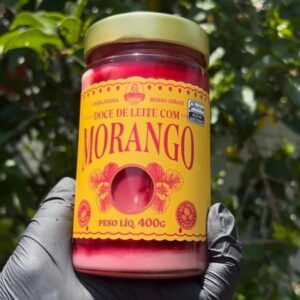 Doce de Leite com Morango - 400g