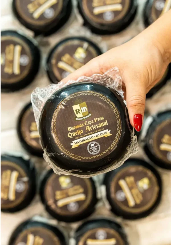 Queijo Maranata Capa Preta 500g (SUGERIMOS O ENVIO VIA SEDEX)